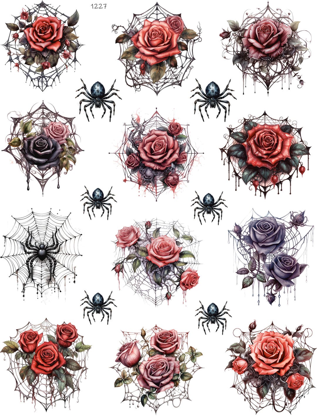Gothic Roses - Etsy