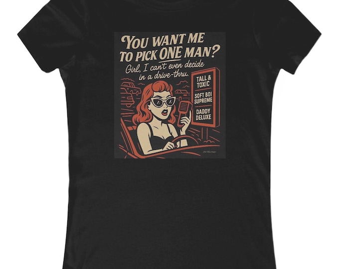 Funny Grunge Vintage Black Women's Favorite Tee - Single Life Quote T-Shirt, Ideal Gift for Women, Funny Graphic Tee for Her, Vintage Style