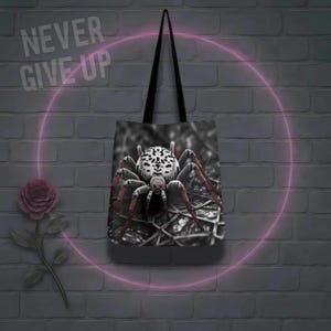 Halloween Tote Bag | Spooky Grunge Tote | Gothic Trick or Treat Bag | Limited Halloween Drop Tote | Retro Witchy Aesthetic Bag