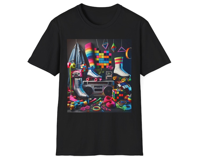 Retro Roller Skate T-Shirt | Vintage 80s Nostalgia Tee | Gift for Skaters