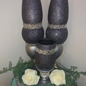 Elegant Glam-Inspired Vase – Handcrafted Lux Home Decor – Multiple Styles Available