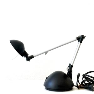 Schwarze verstellbare tragbare Büro Schreibtischlampe