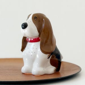 basset hound figurine night light | baby nursery table lamp