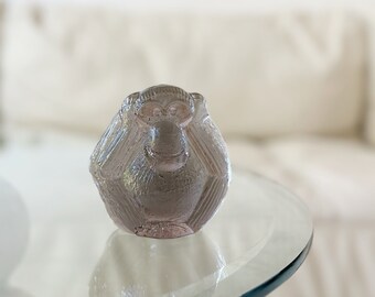 glass chimpanzee monkey figurine office paperweight | ape ornament