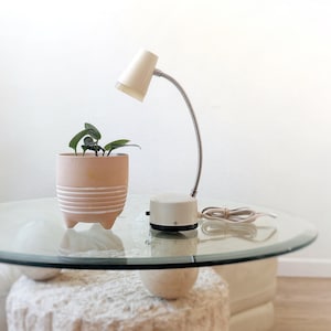 small industrial adjustable white metal lamp / lo hi setting