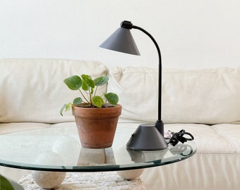 small gray v light led desk lamp gooseneck desk lamp