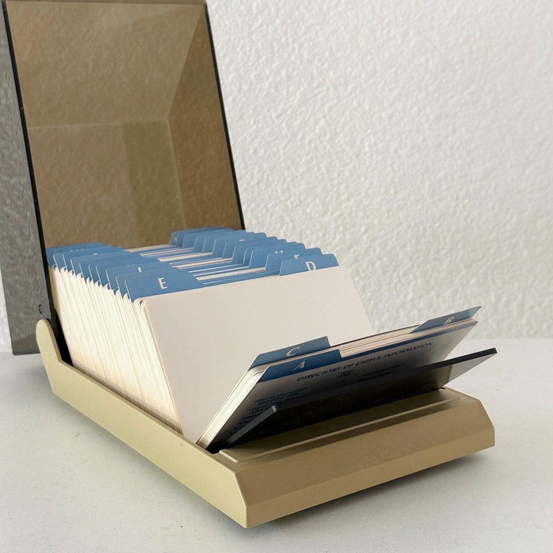 Address File Box - Etsy