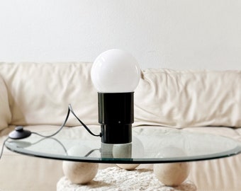 modern minimalist black globe ball metal table lamp