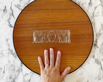 glass mom office paperweight | gift for mother mommy