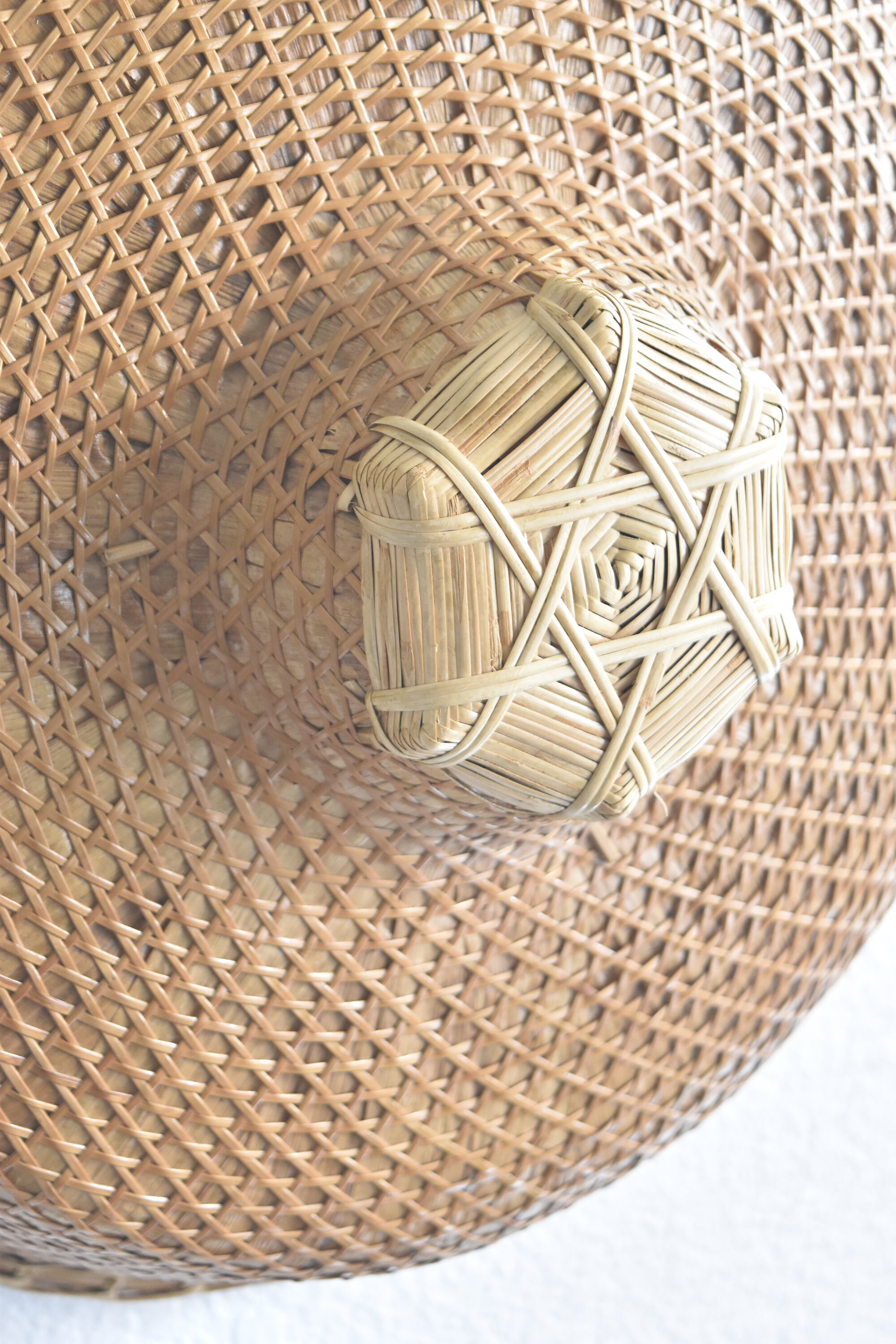 hat chinese bamboo cone rattan rice asian paddy sedge simplychivintage