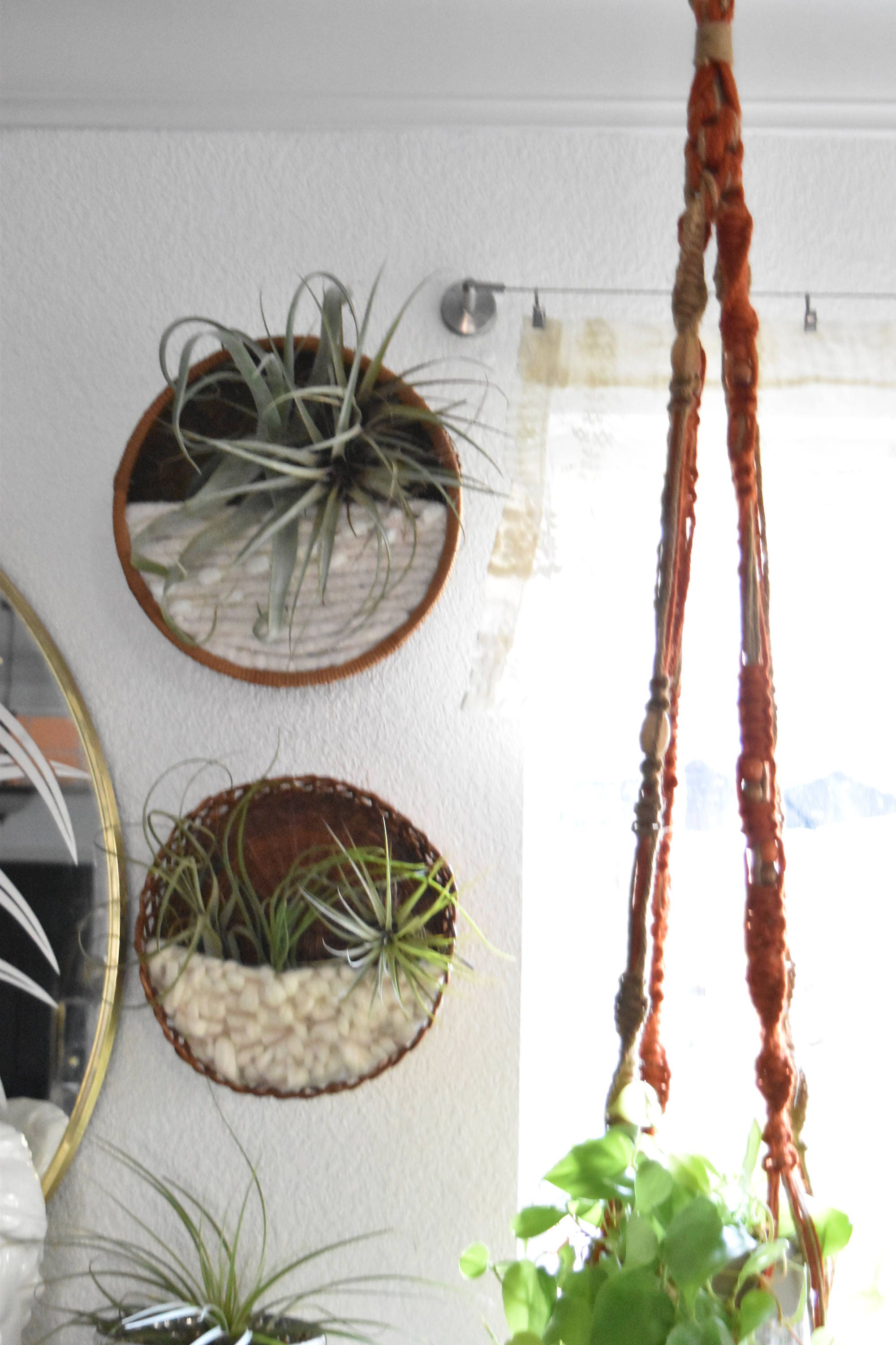 RESERVED // handmade woven wall hanging fiber art air