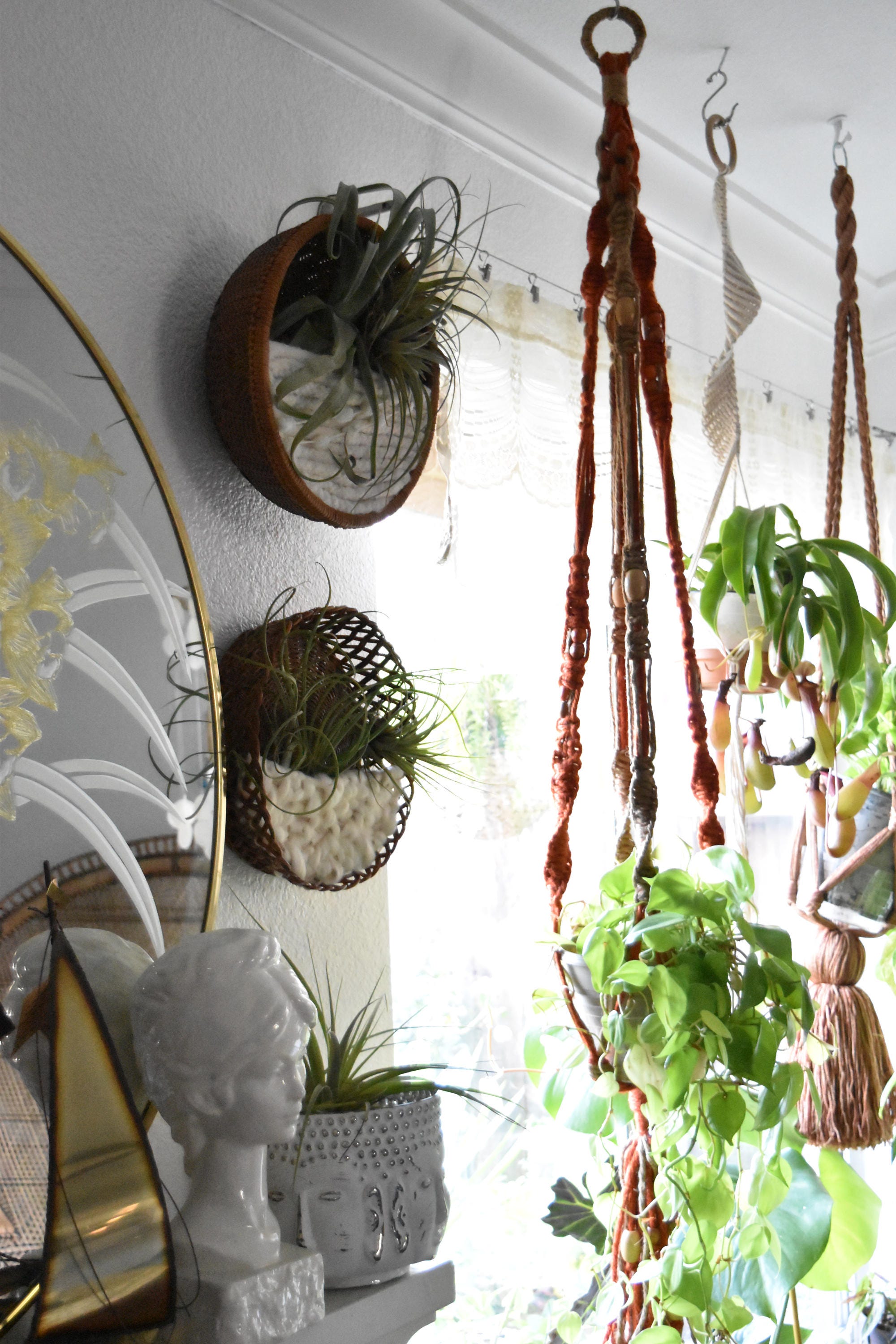 RESERVED // handmade woven wall hanging fiber art air