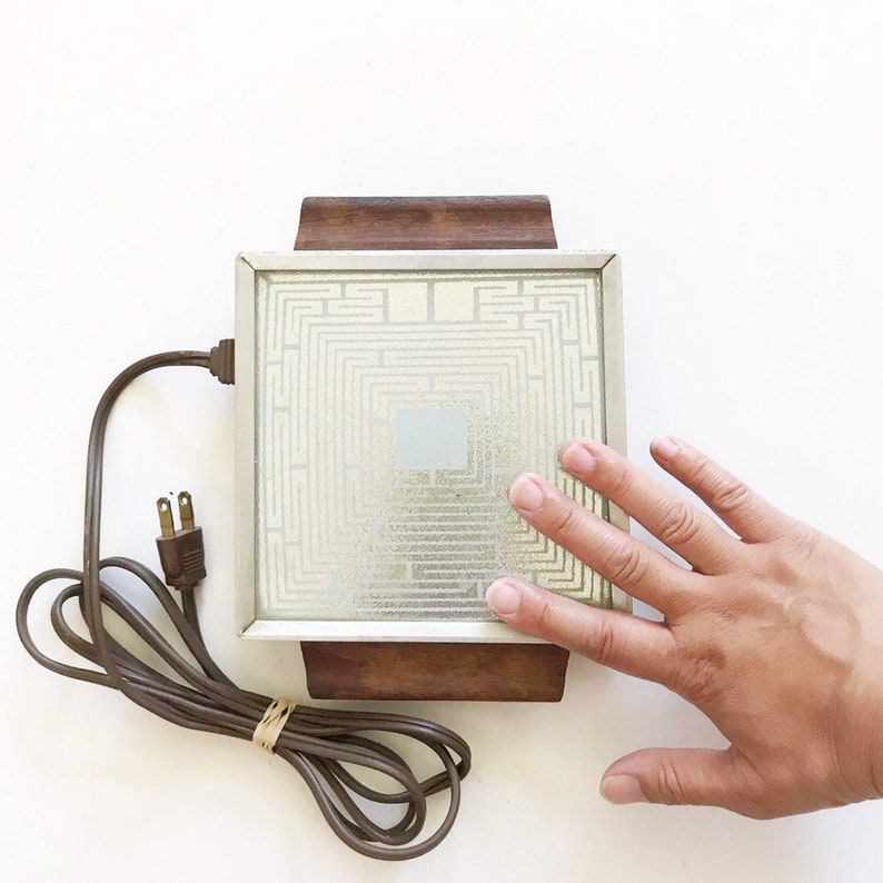 Vintage Small Electric Coffee Warmer Tray Warming Hot Plate