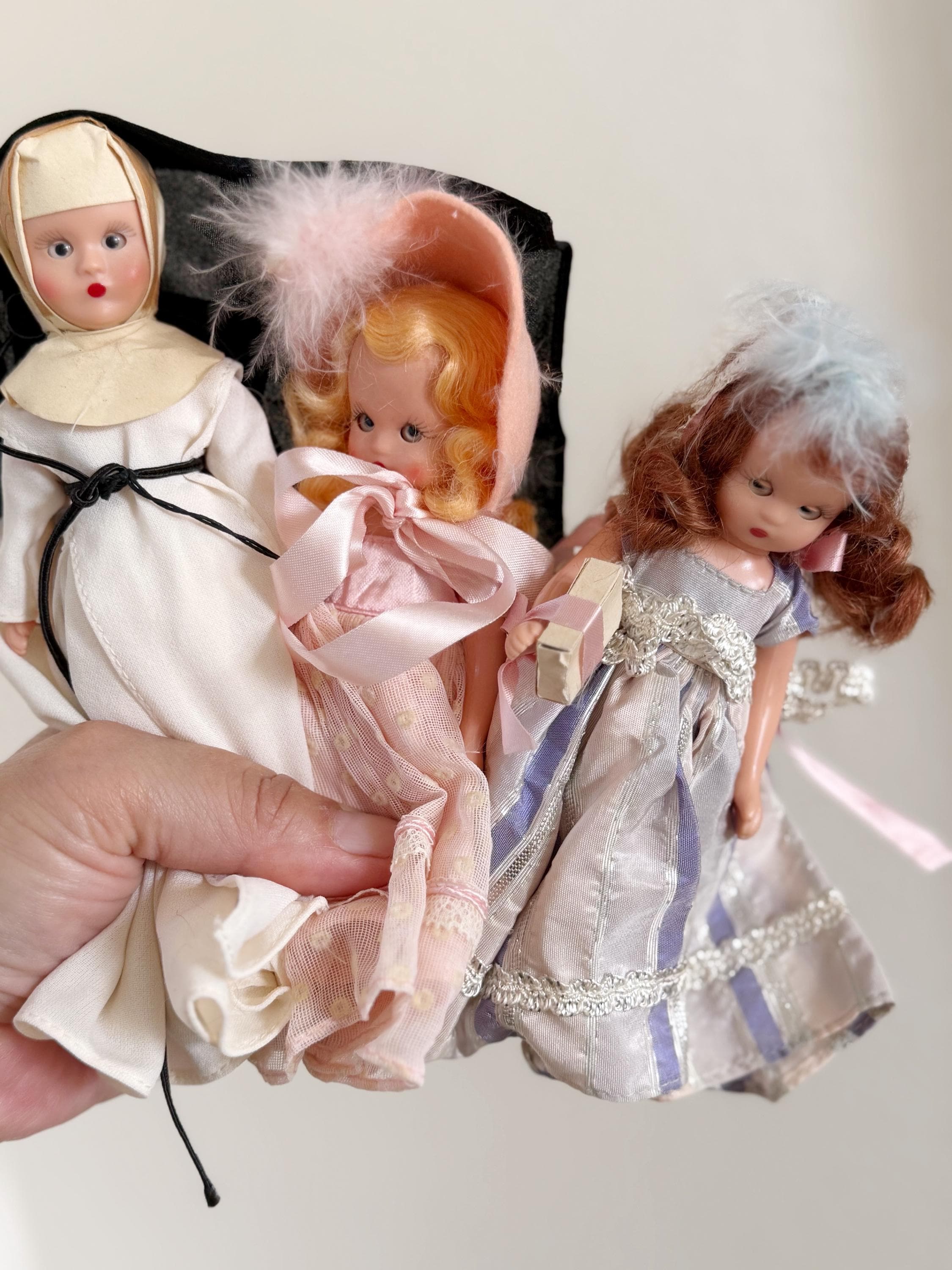 Vintage Small Nancy Ann Storybook Porcelain Dolls - Etsy