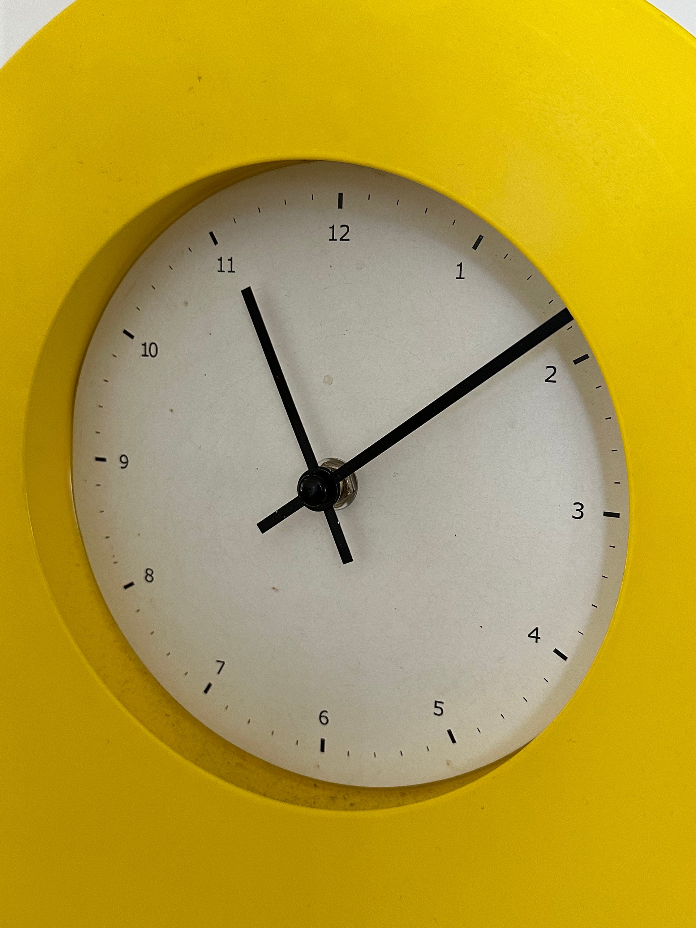 オールドイケア 廃盤 ikea 掛時計 オールドイケア 廃盤 ikea 掛時計 Vintage Metal Ikea Yellow Clock