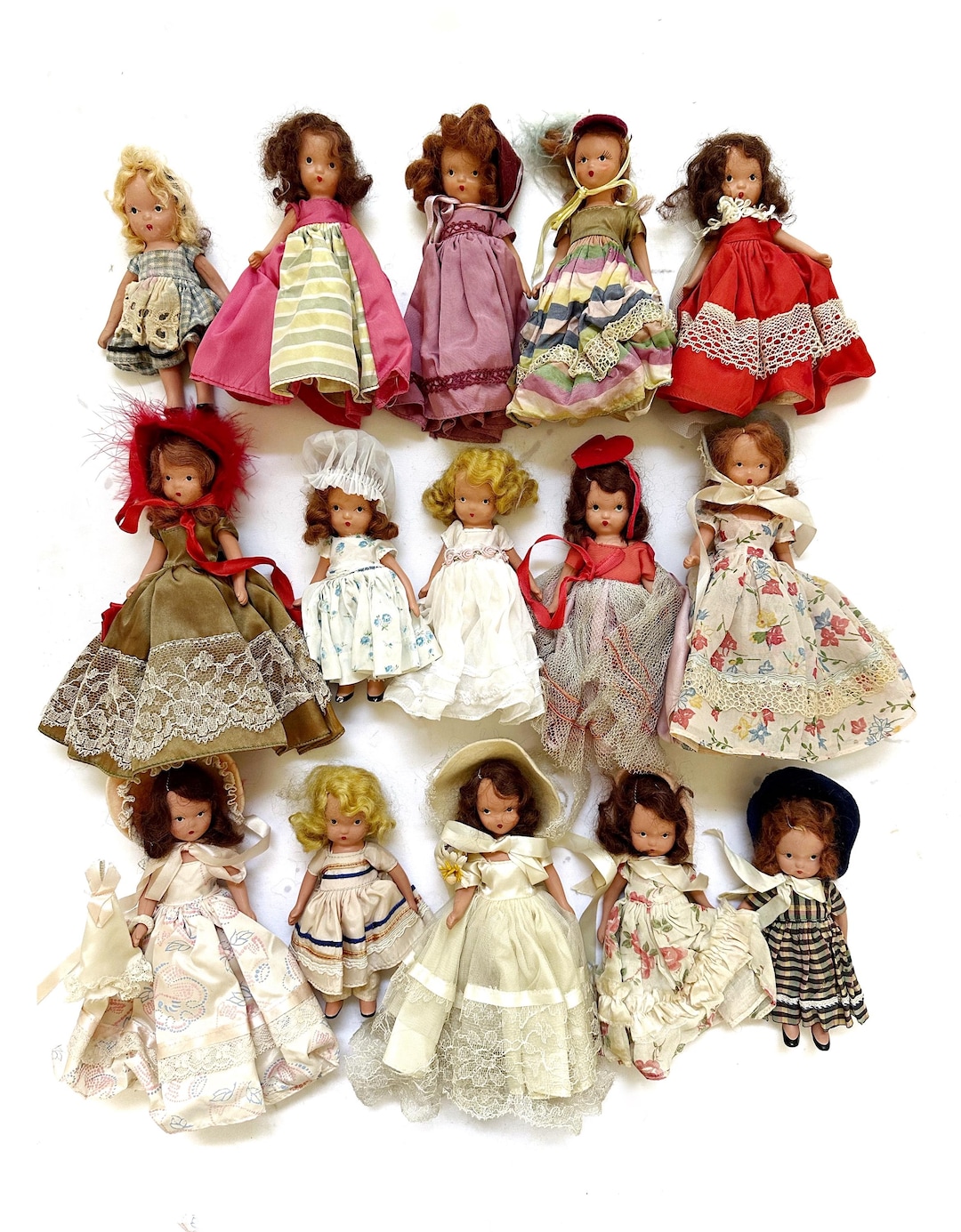 Vintage Small Nancy Ann Storybook Porcelain Dolls - Etsy
