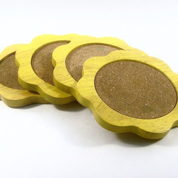 Yellow Daisy Drink Coasters