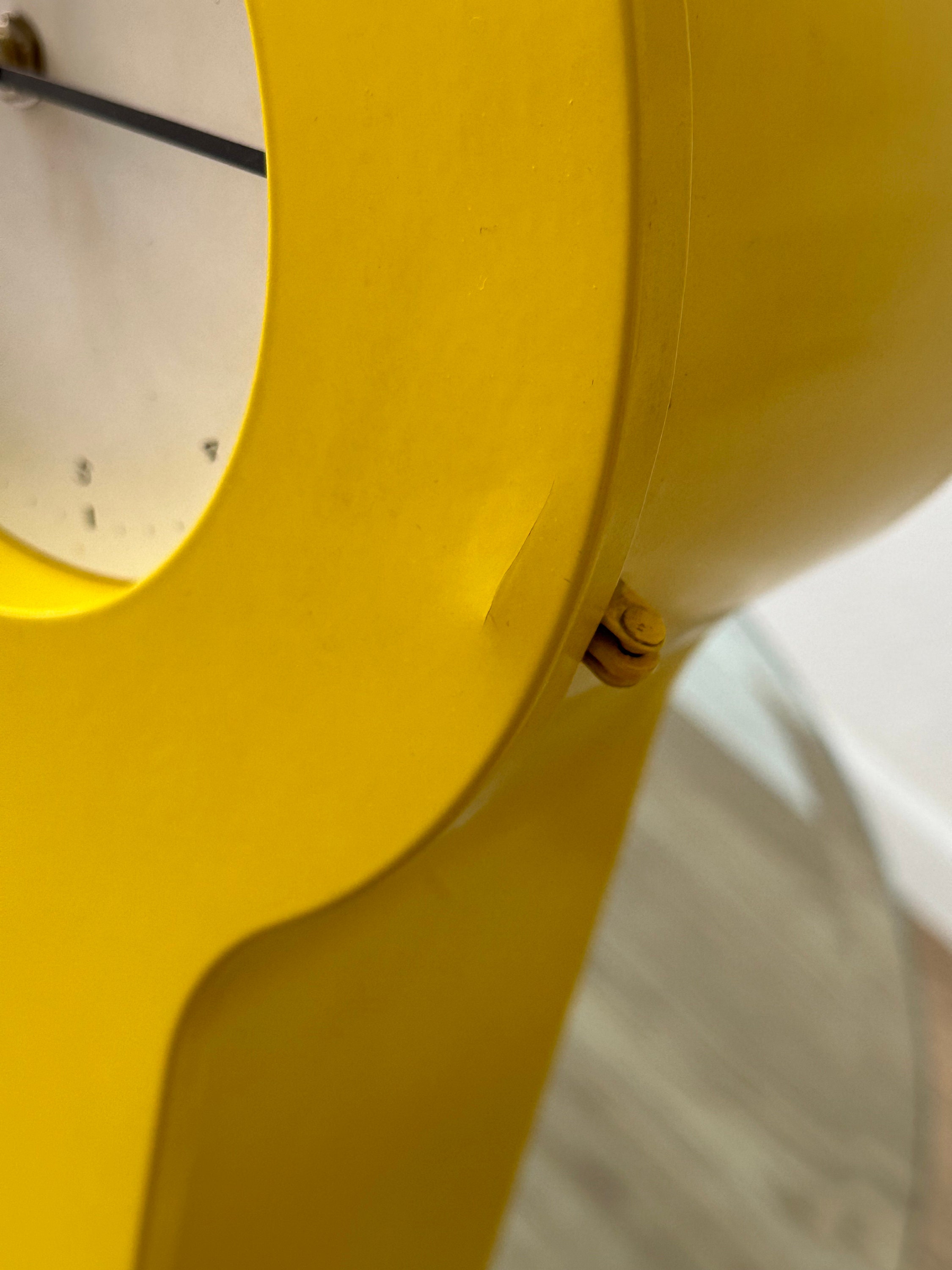 Vintage Metal Ikea Yellow Clock Shelf Locker Box - Etsy