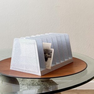 mcm style plastic office paper file / note holder organizer