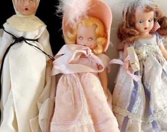 Vintage Small Nancy Ann Storybook Porcelain Dolls - Etsy