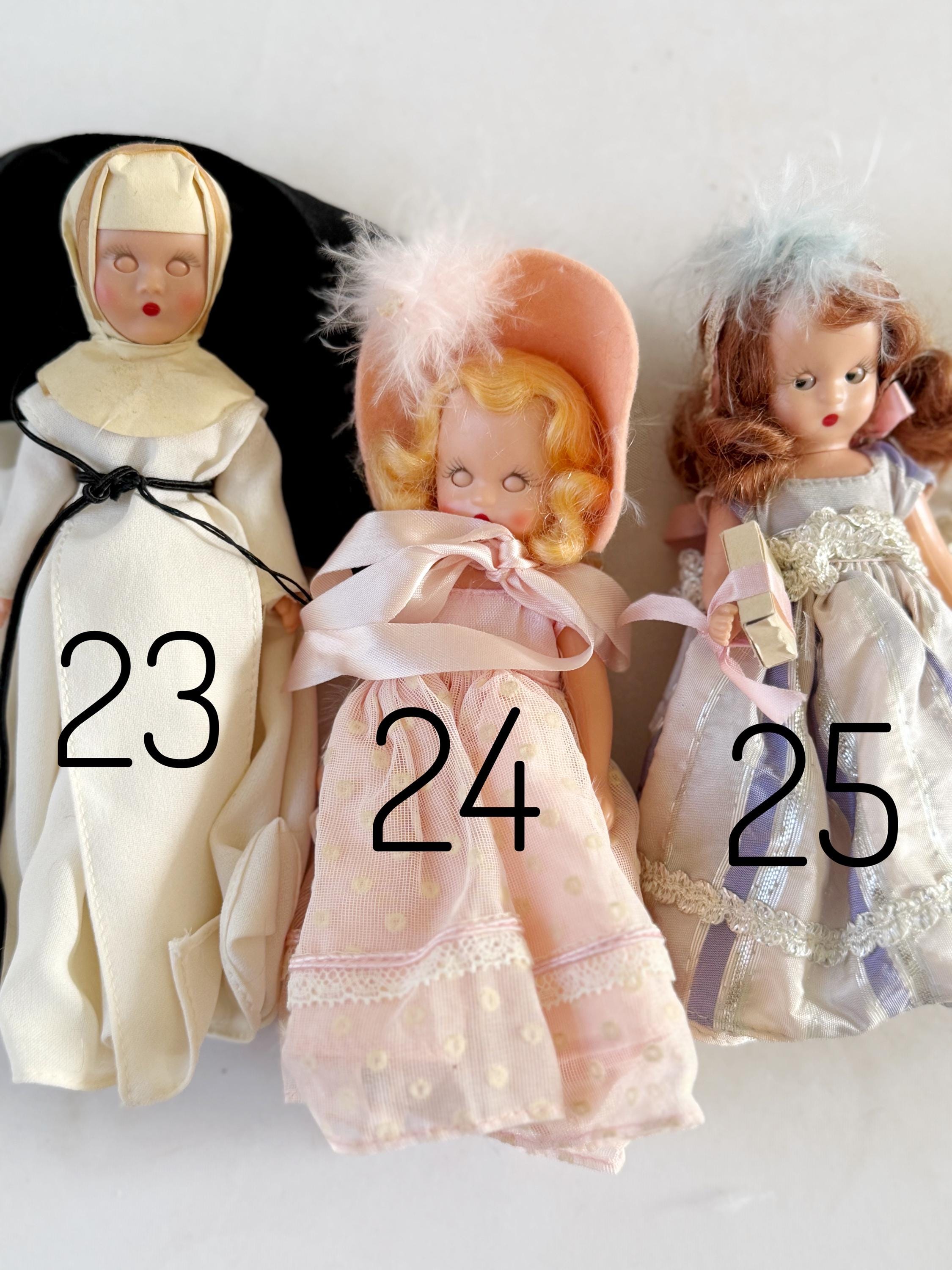 Vintage Small Nancy Ann Storybook Porcelain Dolls - Etsy