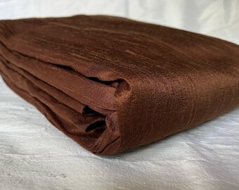 Chocolate Dupioni Silk for bridesmaid dress