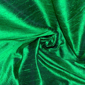 Emerald Dupioni Silk for bridesmaid dress D 223