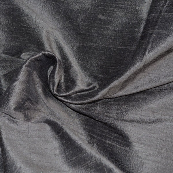 Antique Bronze Dupioni Silk Fabric main image 0