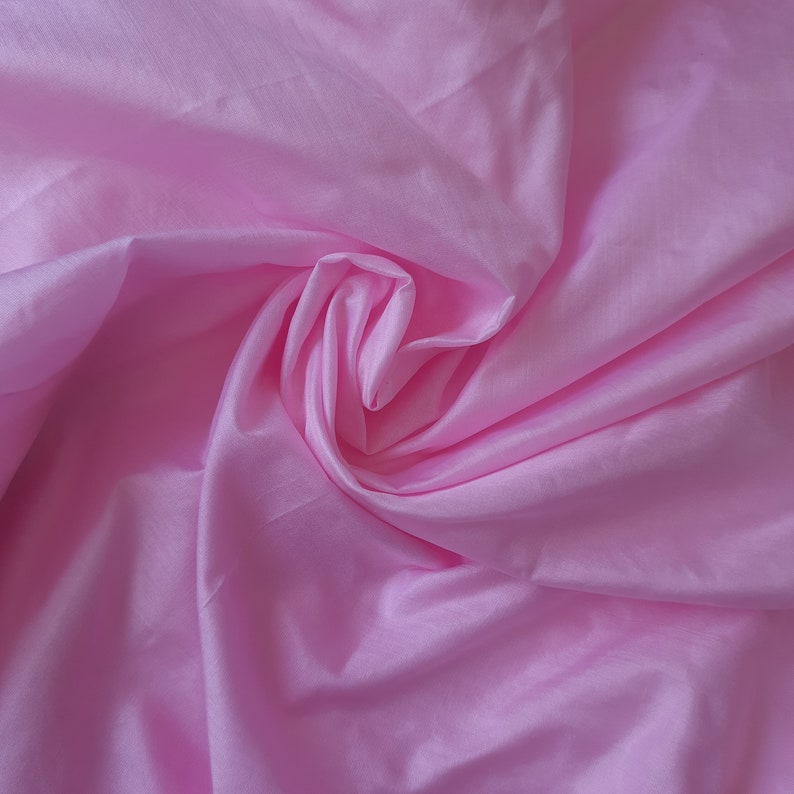 Pure Silk Tissue Taffeta in Baby Pink Thin Fabric Taffeta Bridal Silk ...