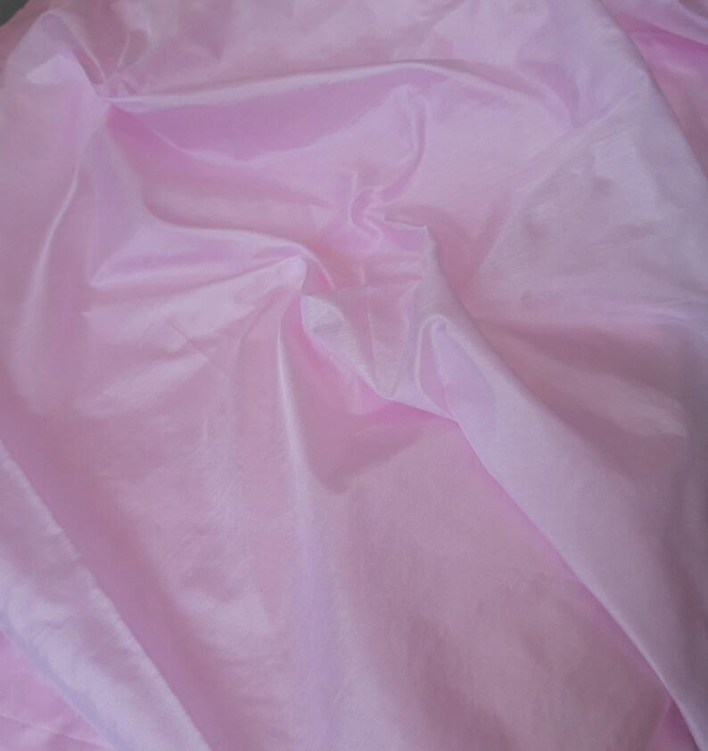 Pure Silk Tissue Taffeta in Baby Pink Thin Fabric Taffeta Bridal Silk ...