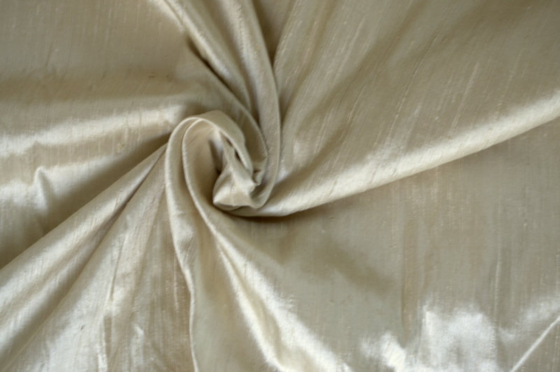 Silk Dupioni in Cream Color Extra Wide 52 Inches DEX 263 Etsy