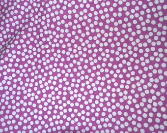 Indian Summer Pure Cotton Fabric with Polka dotes - One yard