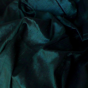 Emerald Dark Green Dupioni Silk Dress Fabric By The Yard Wedding Bridesmaids Dress Upholstery Fabric Curtain Fabric Silk Pillow Cover