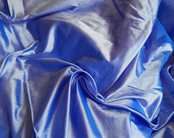 Pure silk tissue taffeta in mauve blue thin fabric taffeta by the yard meter bridal silk wedding silk gown silk dress fabric  TF 111