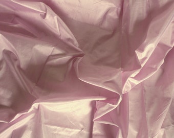 Silk Tissue Taffeta in pale pink color  in Yards & Meters -TF 60