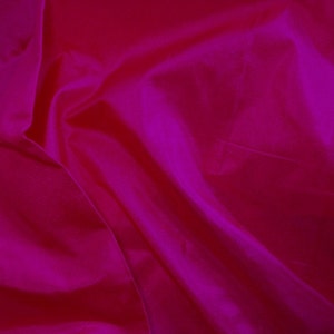 Silk Taffeta in Hot Pink- Half yard, yard and Meter-TF26