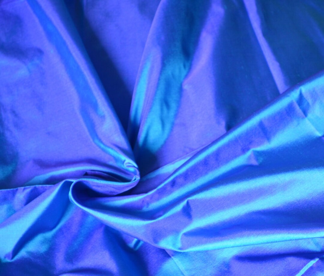 Baby Blue Taffeta Silk Fabric