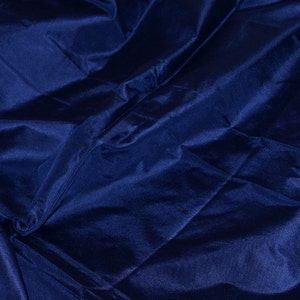 tessuto di seta taffetà blu navy blu notte sottile nero blu tessuto pura seta tagliato a misura metro damigella abito da sposa federa di seta
