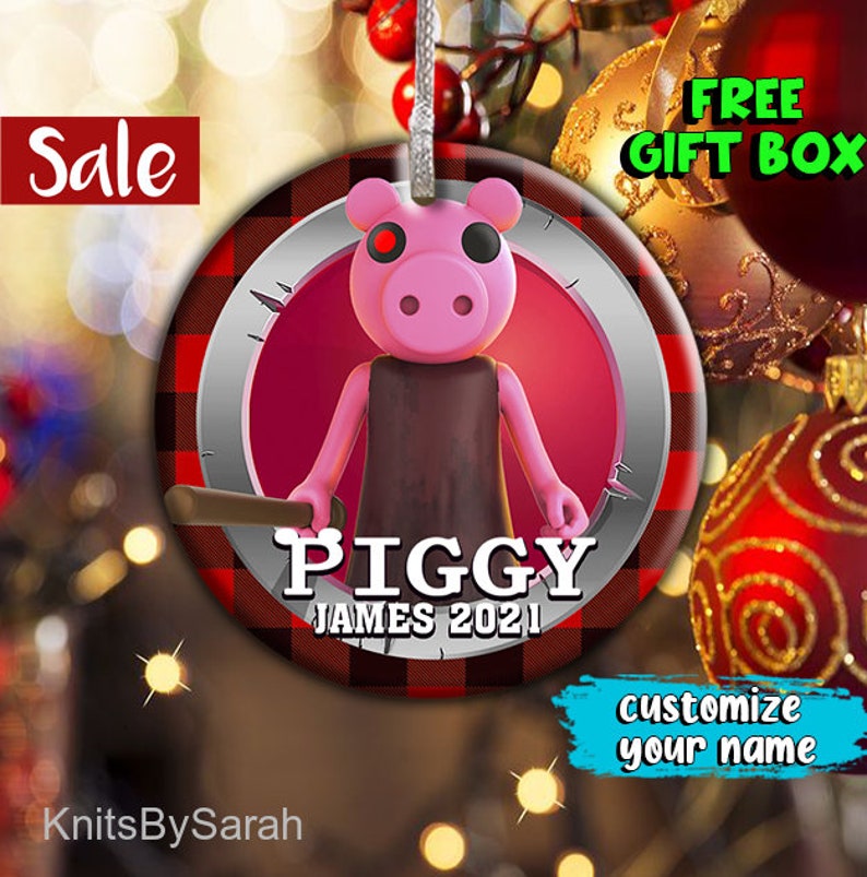 Piggy Roblox Ornament Personalized Ornament Customized | Etsy