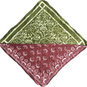 Unique Cotton Bandana, Boho-Chic Cotton Bandana, Cotton Bandana Bliss, Artisan Cotton Bandana, Bandana Set Of 2 Unisex Scarf, Travel Bandana