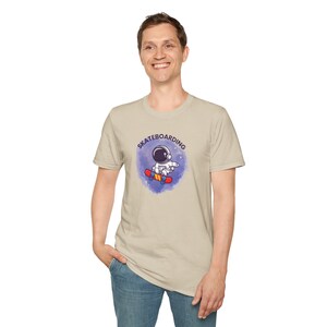 Skateboard Graphic Unisex Softstyle T-Shirt, Skater Clothing, Cool Tee, Streetwear Shirt, Skateboarding Apparel