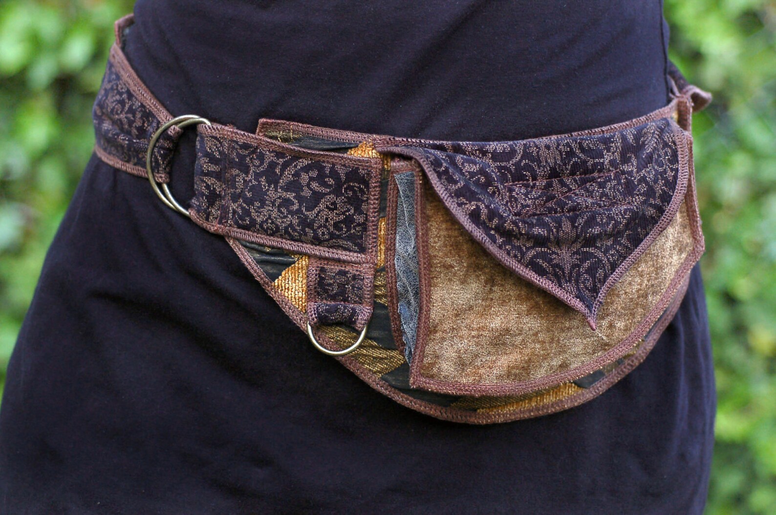 Golden Waves Festival Pocket Belt Utility belt Etsy