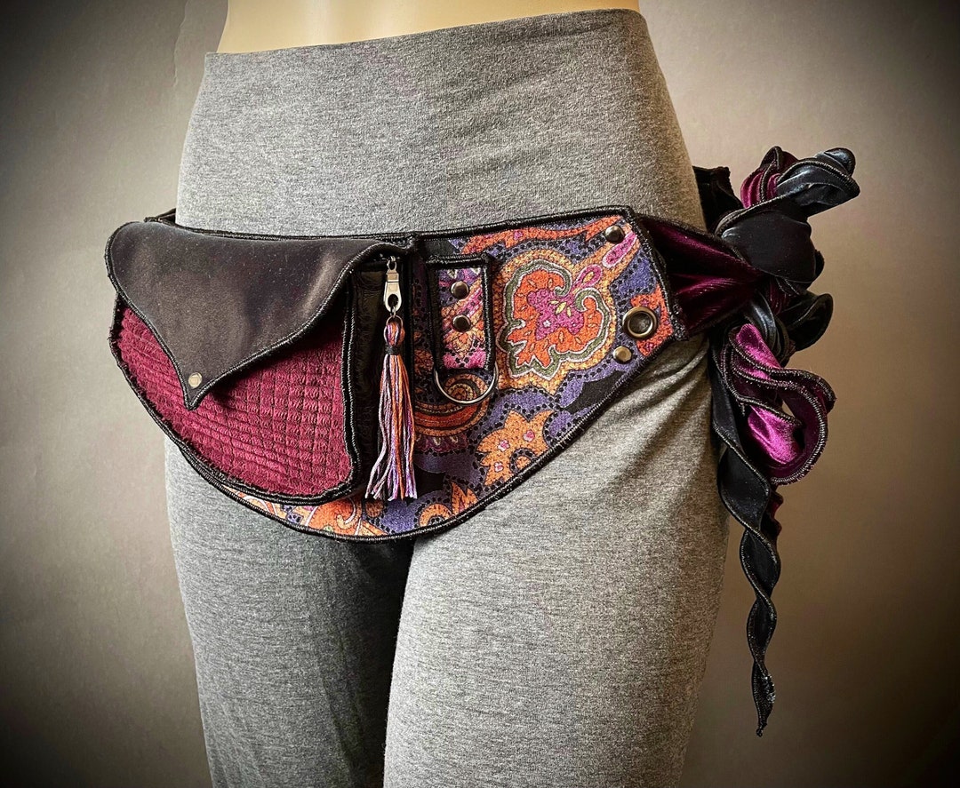 Dark Fairy Fantasy Hip Bag, Festival Hip Bag, Costume Belt Bag ...