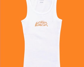 Latina Foreva embroidered tank top Coqueta