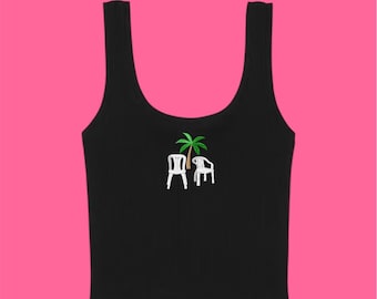 DTMF Bad bunny PR embroidered tank merch bad bunny embroidered tank top merch