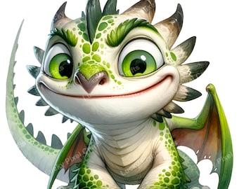 Dragons, Funny Dragon, JPG, Card Making Junk Journaling, Scrapbooking,  Digital Art,