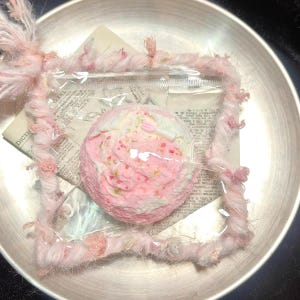 Pink Embre Squishy Ball, Food Grade Silicone Rubber Taba Squishy Handmade Destress Toys. Various style