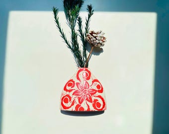 Keramik Reed Diffusor Vase: Handgemachte Fledermaus Trang Keramik für Aromatherapie & Blumendekor