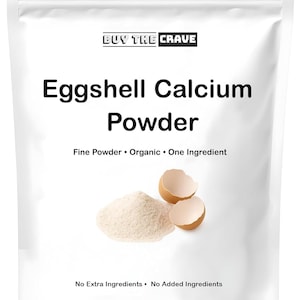 Eggshell Calcium Powder Supplement Dogs & Cats (16 oz) – Ideal for Supporting Bone Health, Easing Labor and Whelping, Great for Plant Health