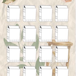 Kids Reading Log Printable | Book Tracker Sheet | Reading Chart for Children | Book Rating Tracker | Printable Reading Planner